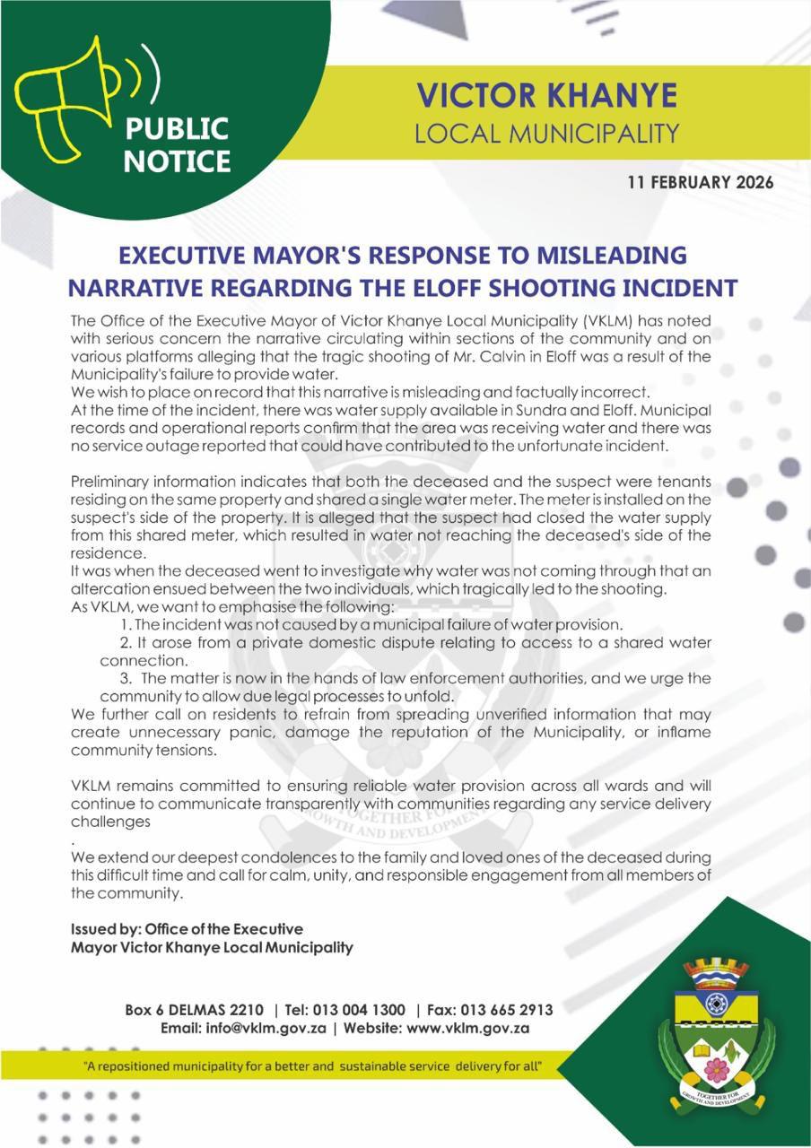 Mayor's Response to Misleading Narrative