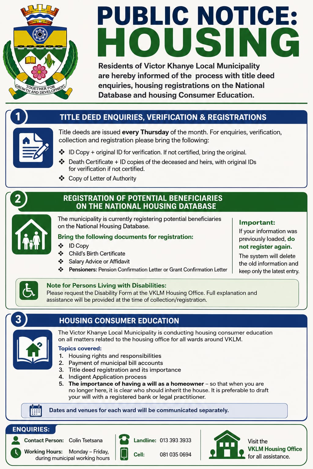 Housing Public Notice