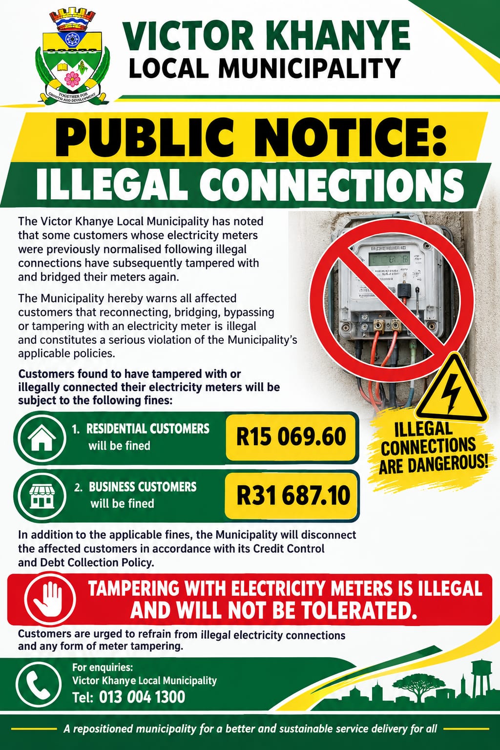 Illegal Connections - Notice